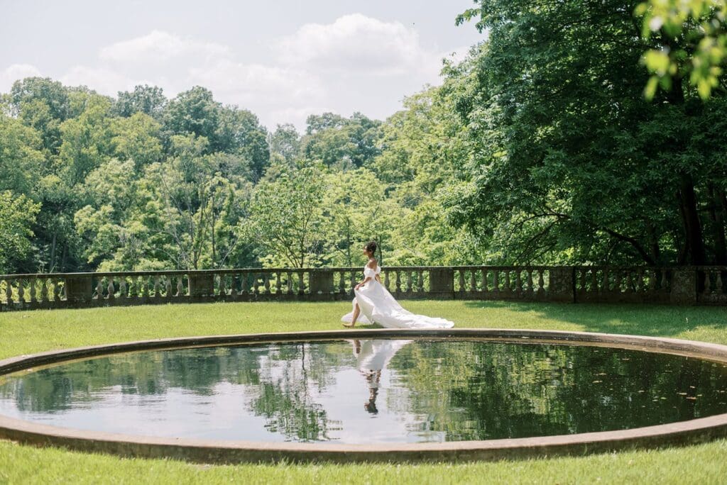 Cincinnati Wedding Venue Peterloon Estate Pond
