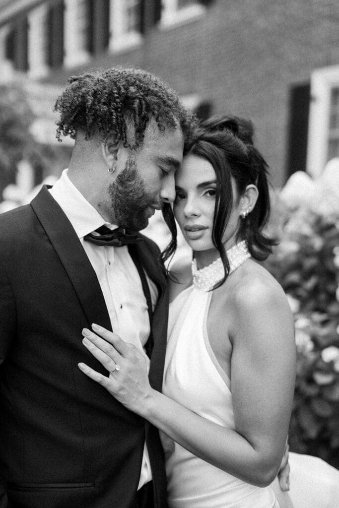 The French House wedding couple 